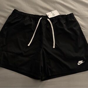 Nike Sportswear Woven Lined Flow Shorts Black Size XXL 2XL DM6829-010 NWT